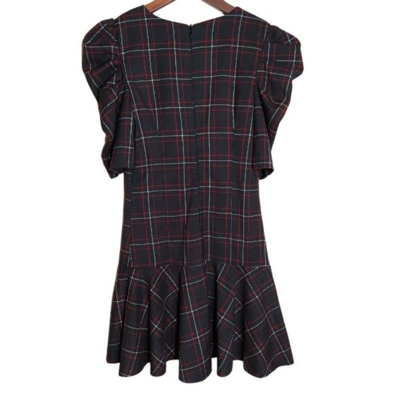 V&X Plaid Mutton Dress - Size S - Picture 2 of 3